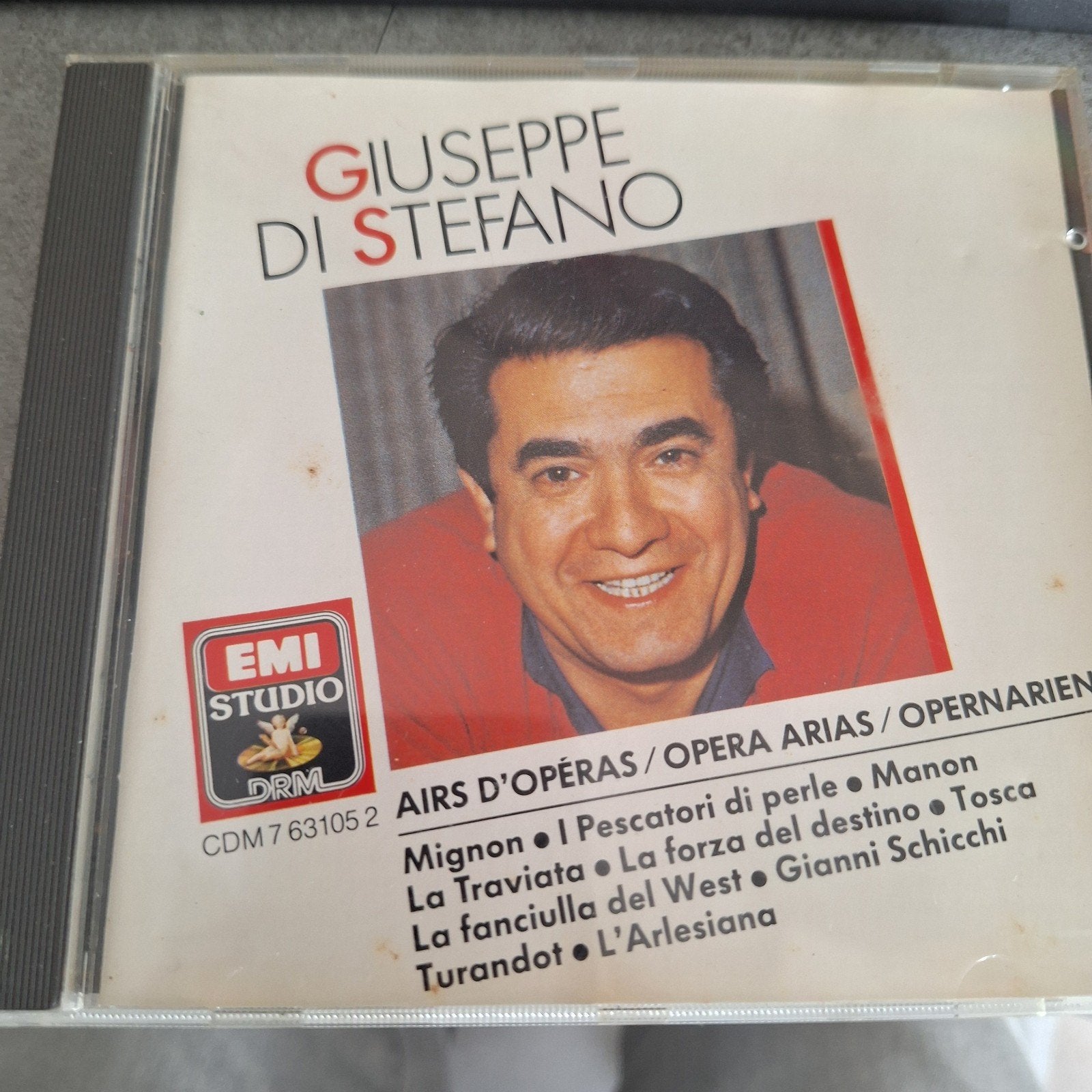 Giuseppe Di Stefano - Opera Arias CD (EMI Studio), Ophalen of Verzenden, Romantiek, Zo goed als nieuw, Opera of Operette