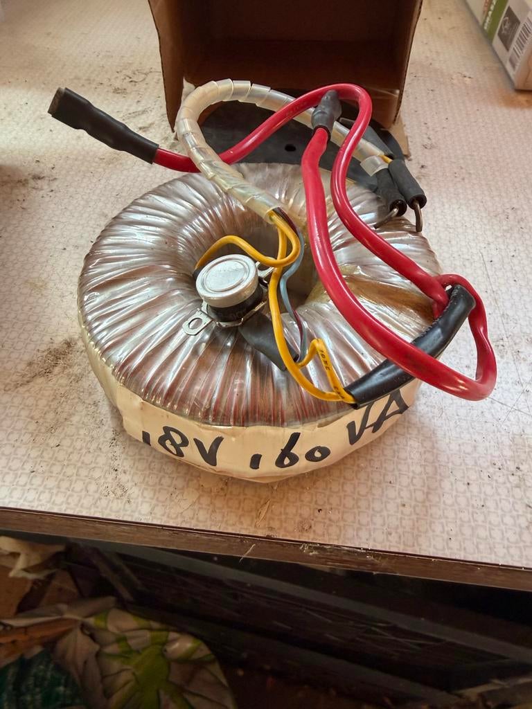 Noratel Ringkerntransformator 18V 160VA, Hobby en Vrije tijd, Elektronica-componenten, Ophalen of Verzenden, Zo goed als nieuw