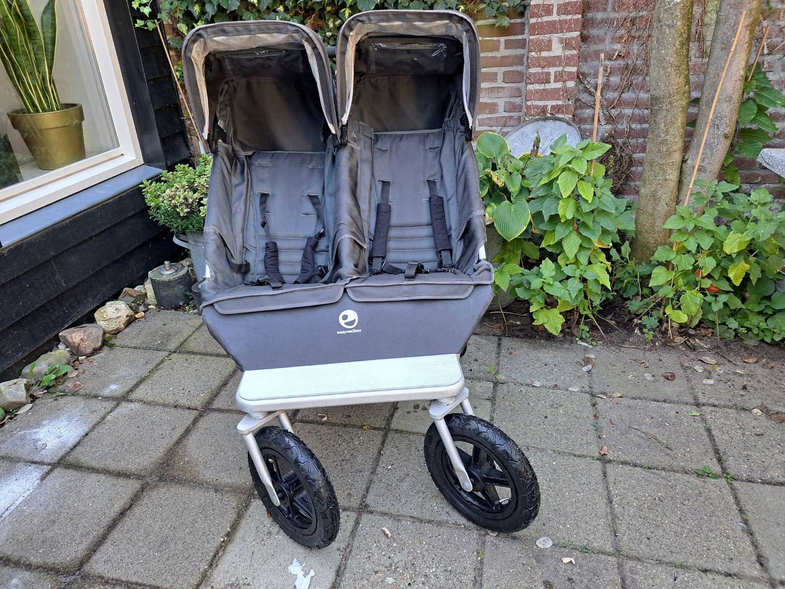 Duo kinder wandel wagen Easy Walker, Kinderen en Baby's, Zo goed als nieuw, Duowagen, Combiwagen, Ophalen