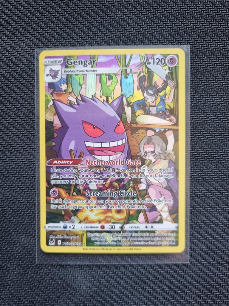 Gengar Alt Art (Lost Origin tg06/tg30), Ophalen of Verzenden, Zo goed als nieuw, Losse kaart