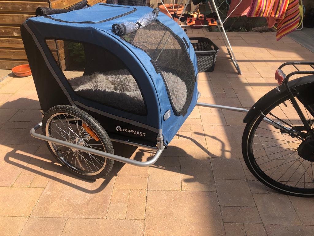 Hondenfietskar Topmast Ease NOG NIEUW IN DE VERPAKKING!!!, Ophalen, Opvouwbaar, Topmast, Nieuw