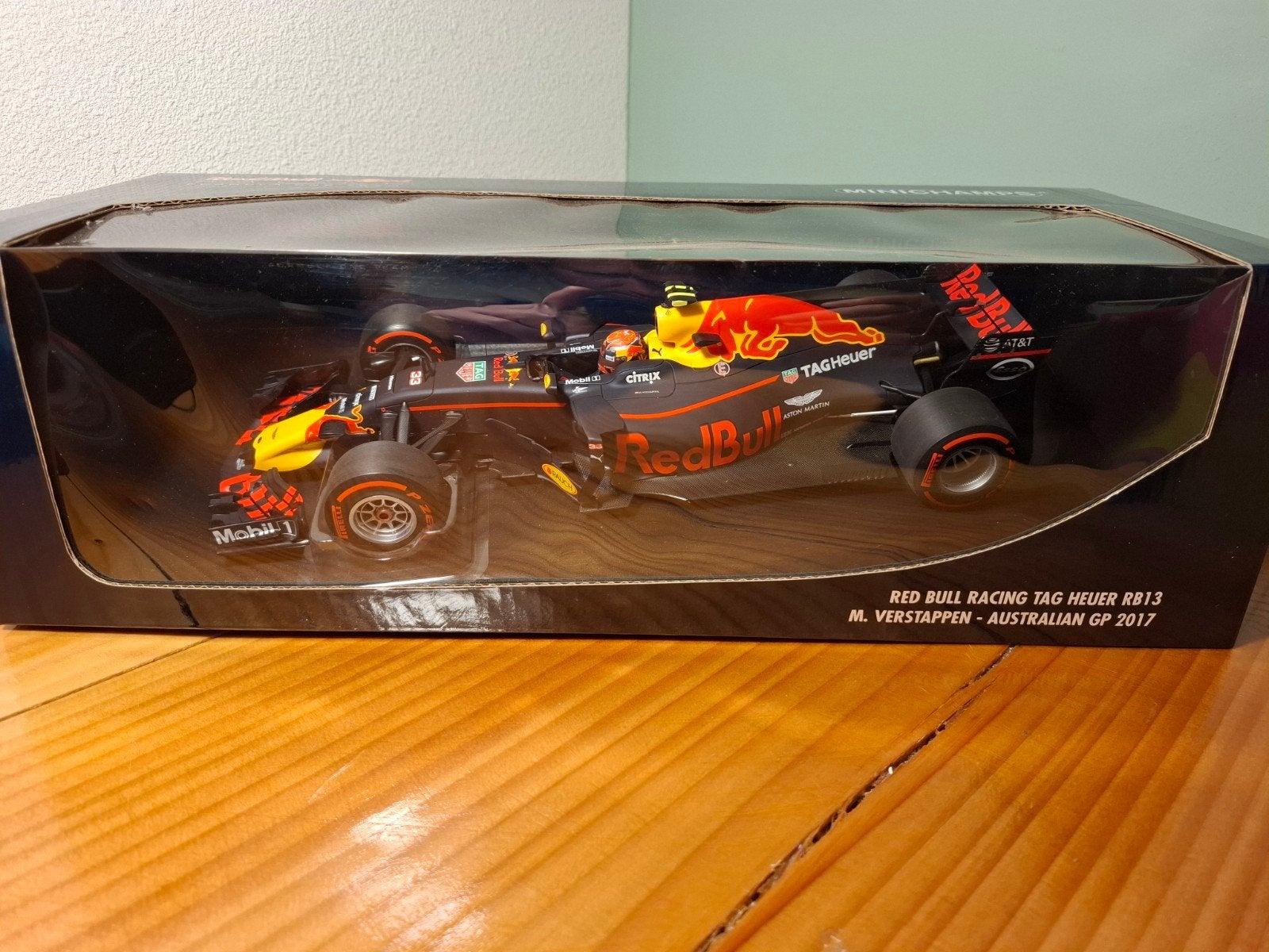 Max Verstappen Australian GP 2017 RB13 1:18, Ophalen of Verzenden, Nieuw, Auto, MiniChamps
