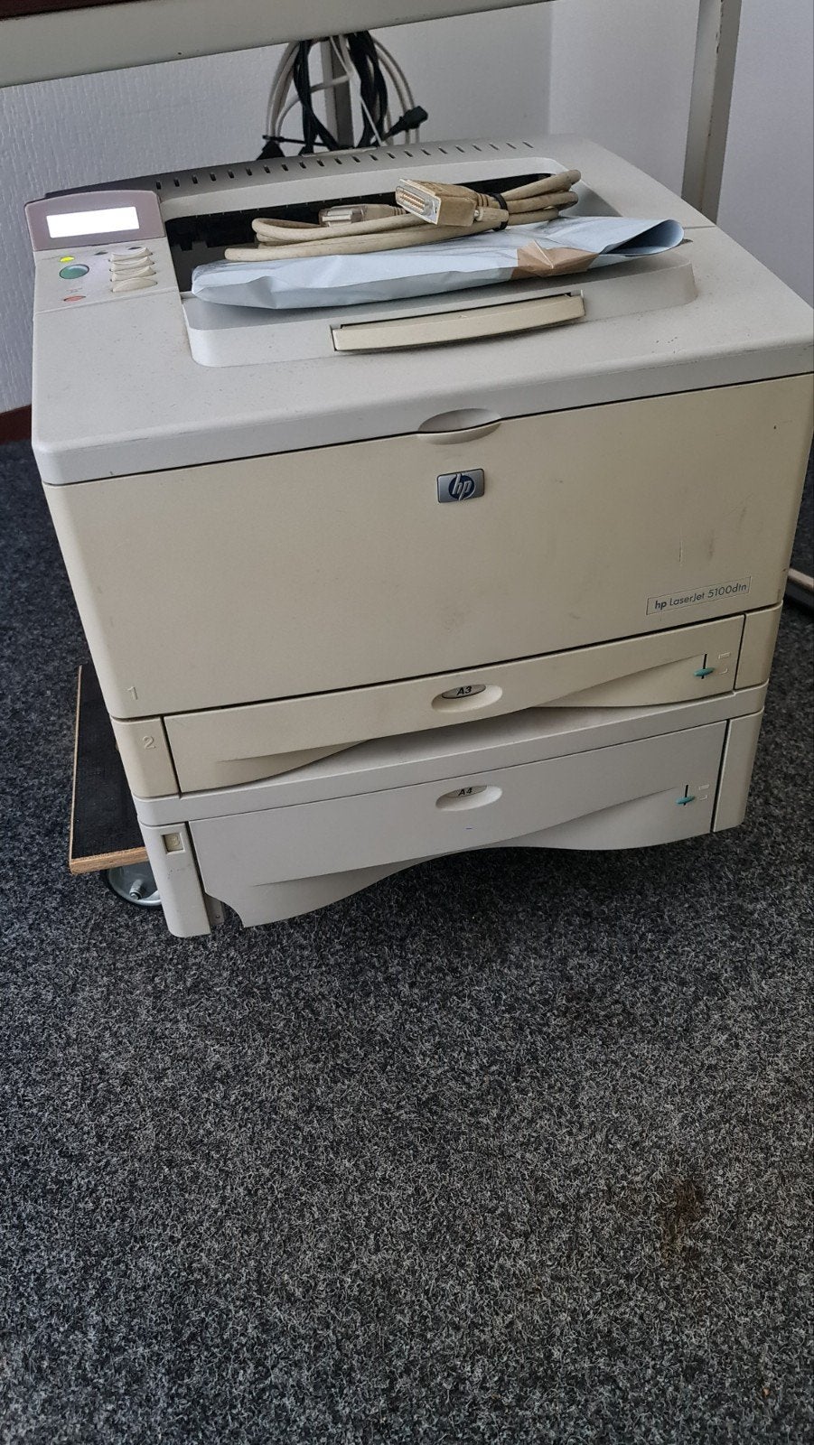 HP Laserjet 5100tn A3 printer, Computers en Software, Printers, Ophalen, Gebruikt