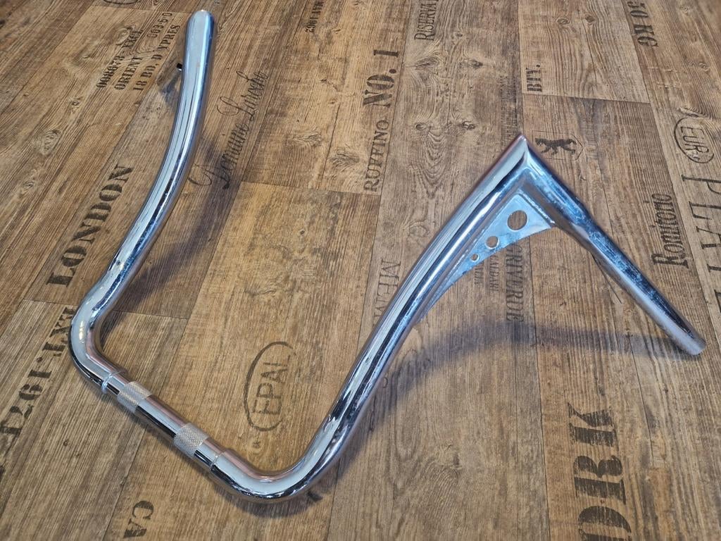 Stuur apehanger chrome custom bobber motorstuur, Motoren, Ophalen of Verzenden, Nieuw