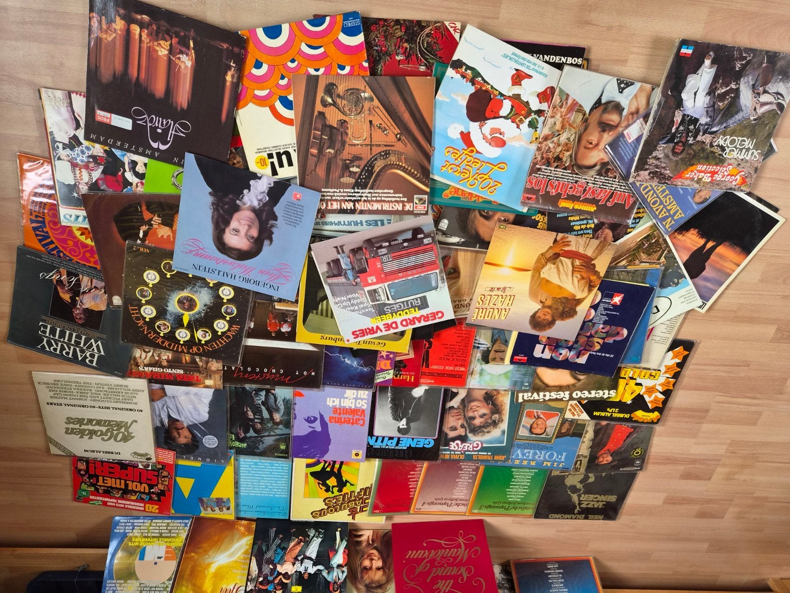 Diverse  vinyl platen van vroeger, Ophalen