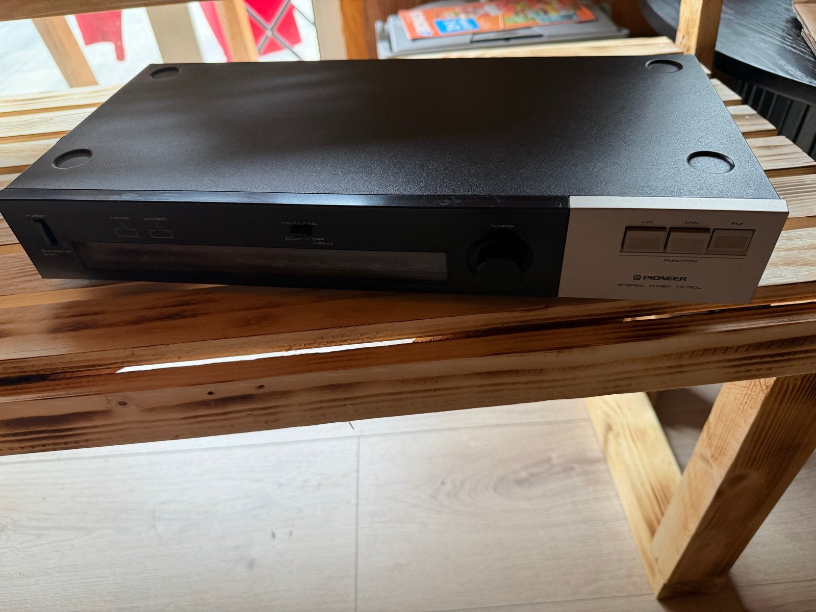Pioneer F-203RDS Stereo Tuner - Analoge radio, Audio, Tv en Foto, Tuners, Ophalen of Verzenden, Gebruikt, Analoog