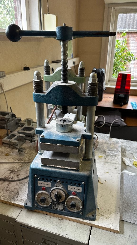 Complete goudsmederij / sieradengieterij inventaris te koop, Ophalen, Gebruikt
