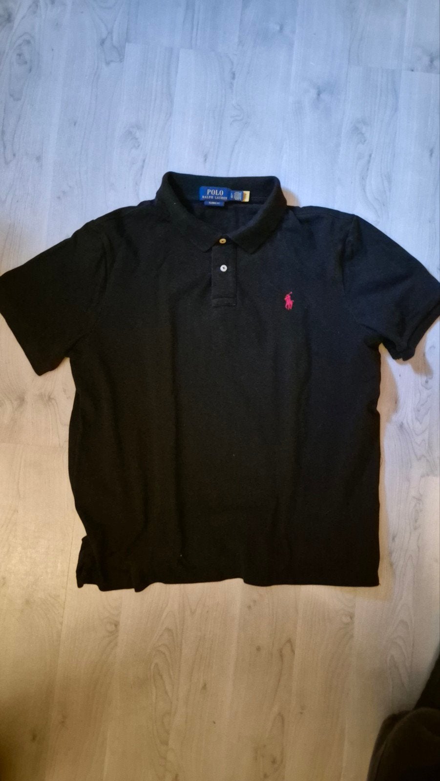 Ralph Lauren polo maat L zwart classic fit, Maat 52/54 (L), Zwart, Ophalen of Verzenden, Polo Ralph Lauren
