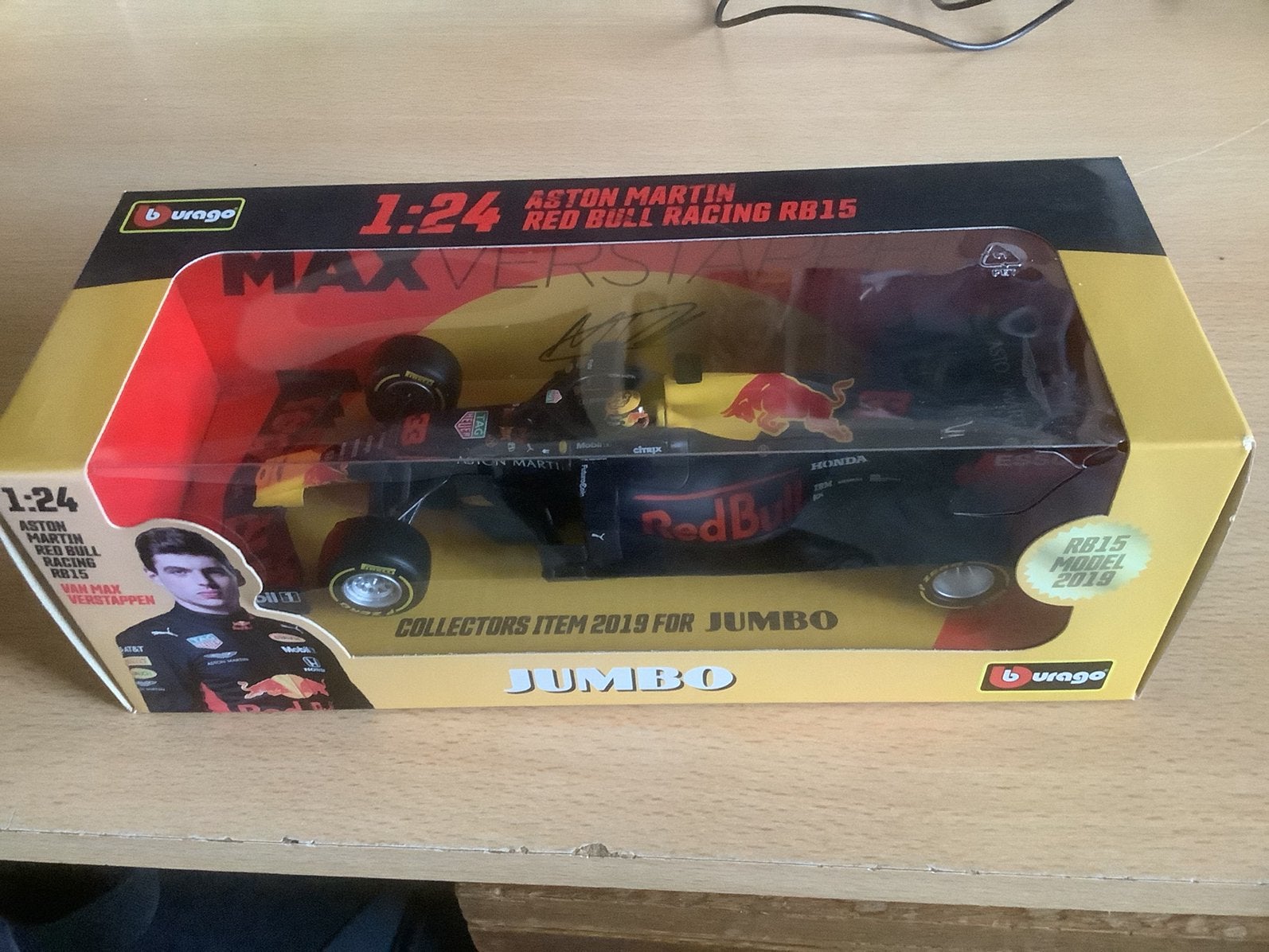 Max Verstappen red bull, Ophalen of Verzenden, Zo goed als nieuw, Bburago