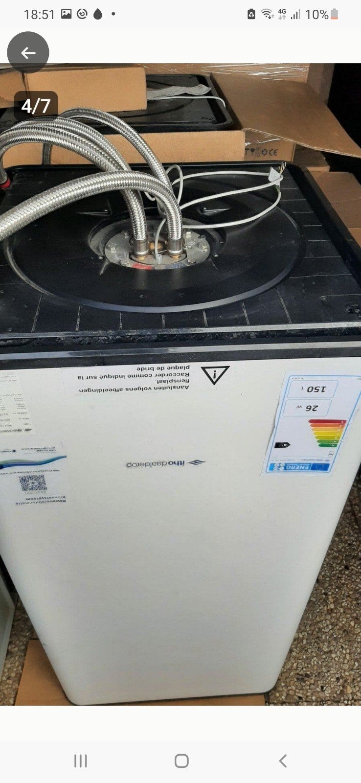 Nieuwe Itho Daalderop HRU/APure Vent D Warmteterugwinunit, Ophalen