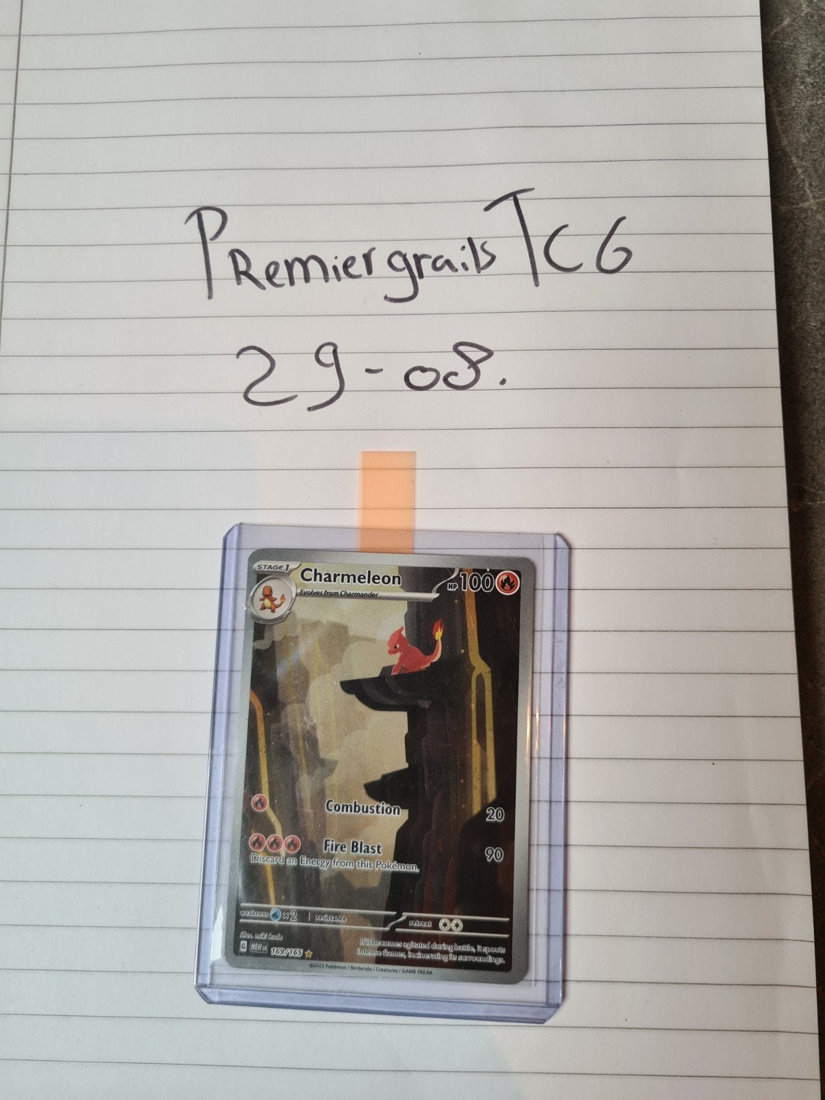 Pokémon Charmeleon MEW169, Hobby en Vrije tijd, Verzamelkaartspellen | Pokémon, Ophalen of Verzenden