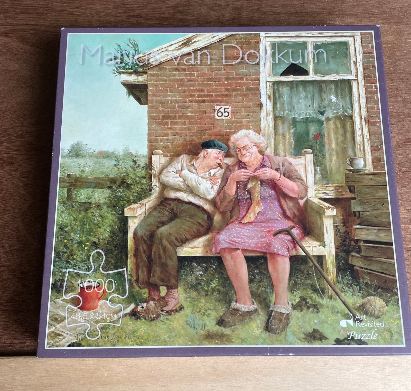 Marius van Dokkum puzzel 'Liefde vergaat niet' 1000 stukjes, Ophalen of Verzenden, 500 t/m 1500 stukjes, Gebruikt, Legpuzzel
