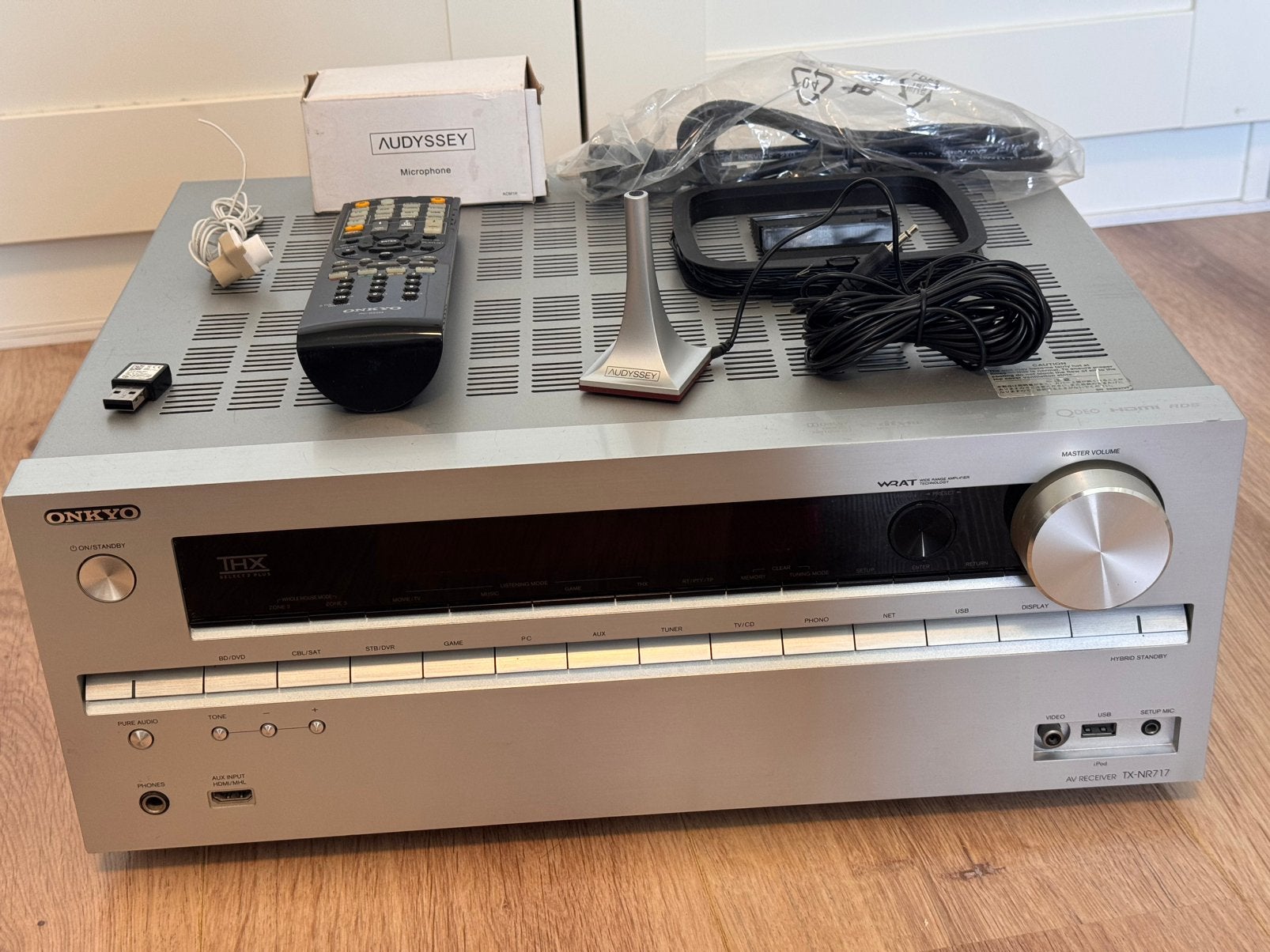 Onkyo TX-NR717  Dolby 7.2 AV Receiver - THX, 4K, Spotify, Ophalen of Verzenden, 60 tot 120 watt, Onkyo, Gebruikt