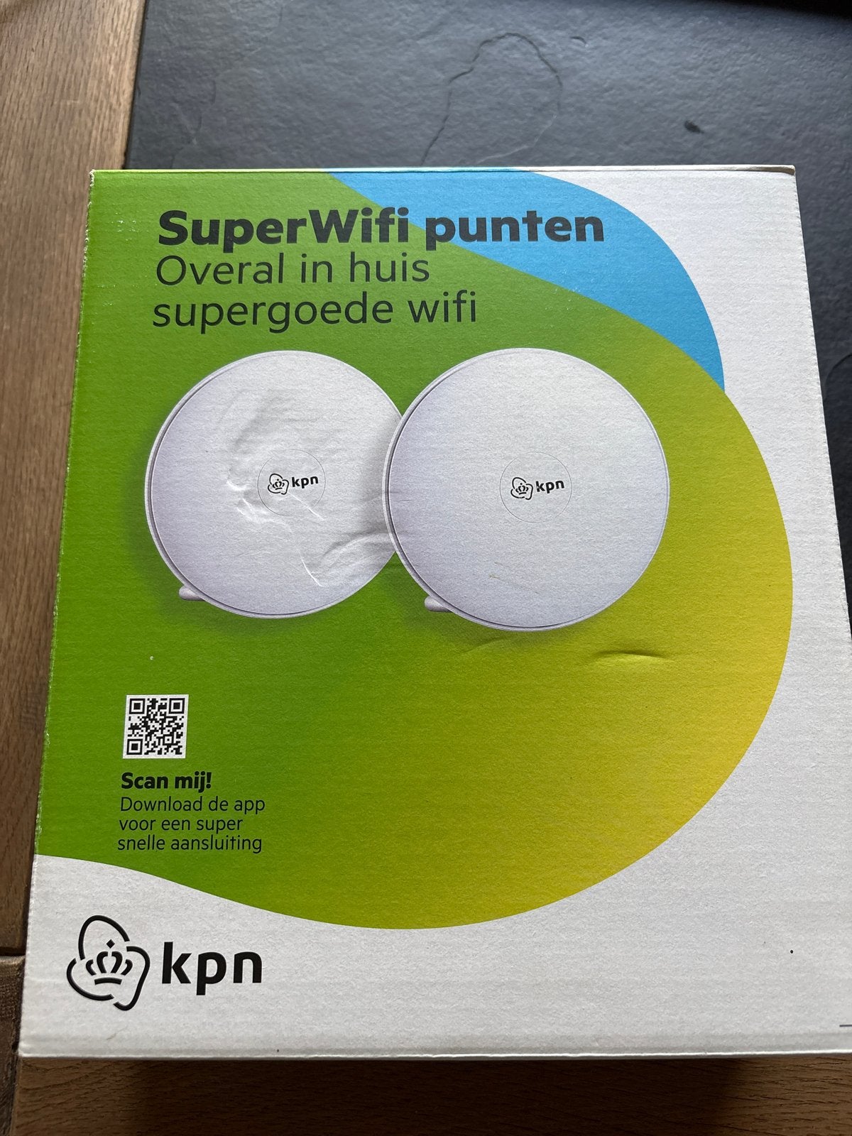 KPN SuperWifi punten - Overal in huis supergoede wifi, Computers en Software, Ophalen of Verzenden, Zo goed als nieuw