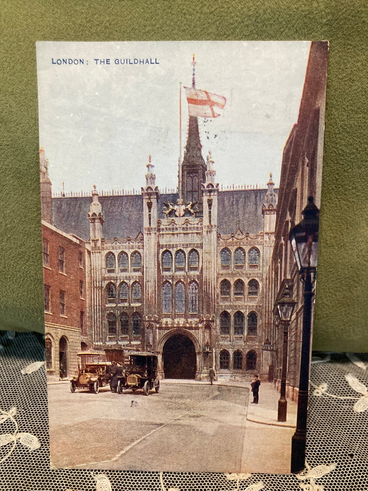 Antieke briefkaart London, The Guildhall (170926), Ophalen of Verzenden, 1920 tot 1940, Gelopen, Engeland