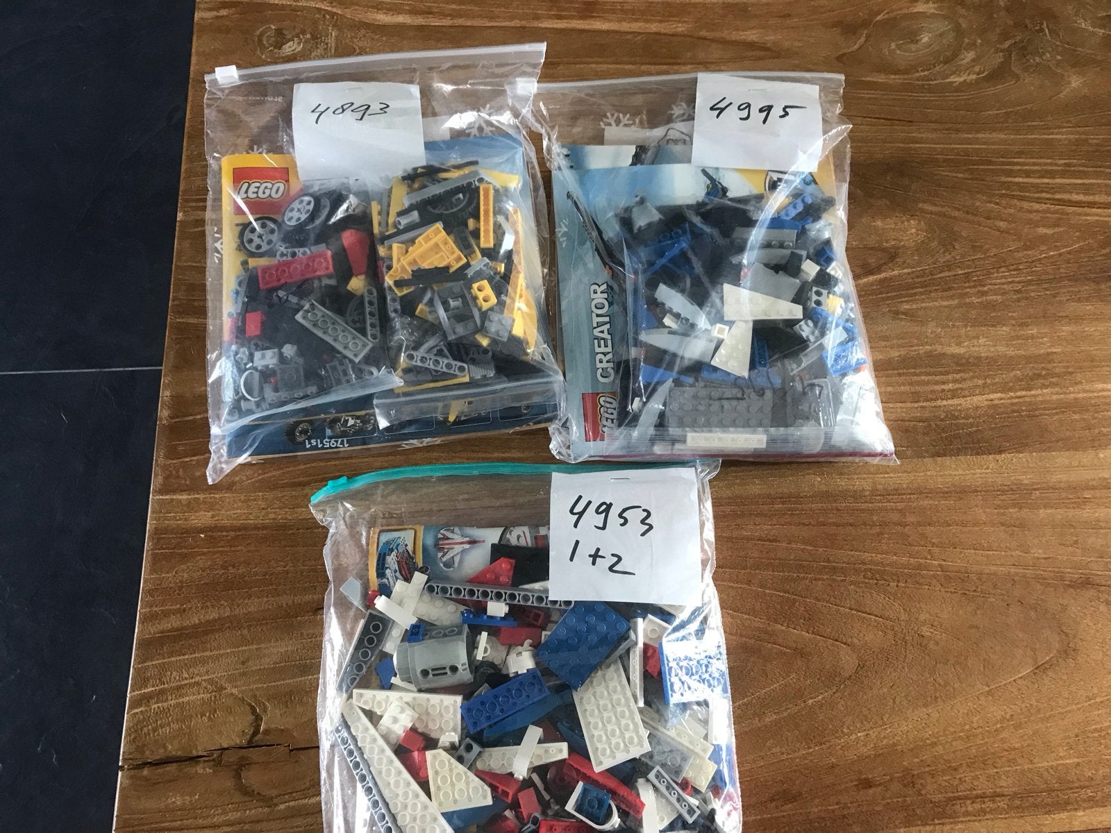 LEGO Creator sets 4893, 4995, 4953 (compleet), Ophalen of Verzenden, Zo goed als nieuw, Overige merken