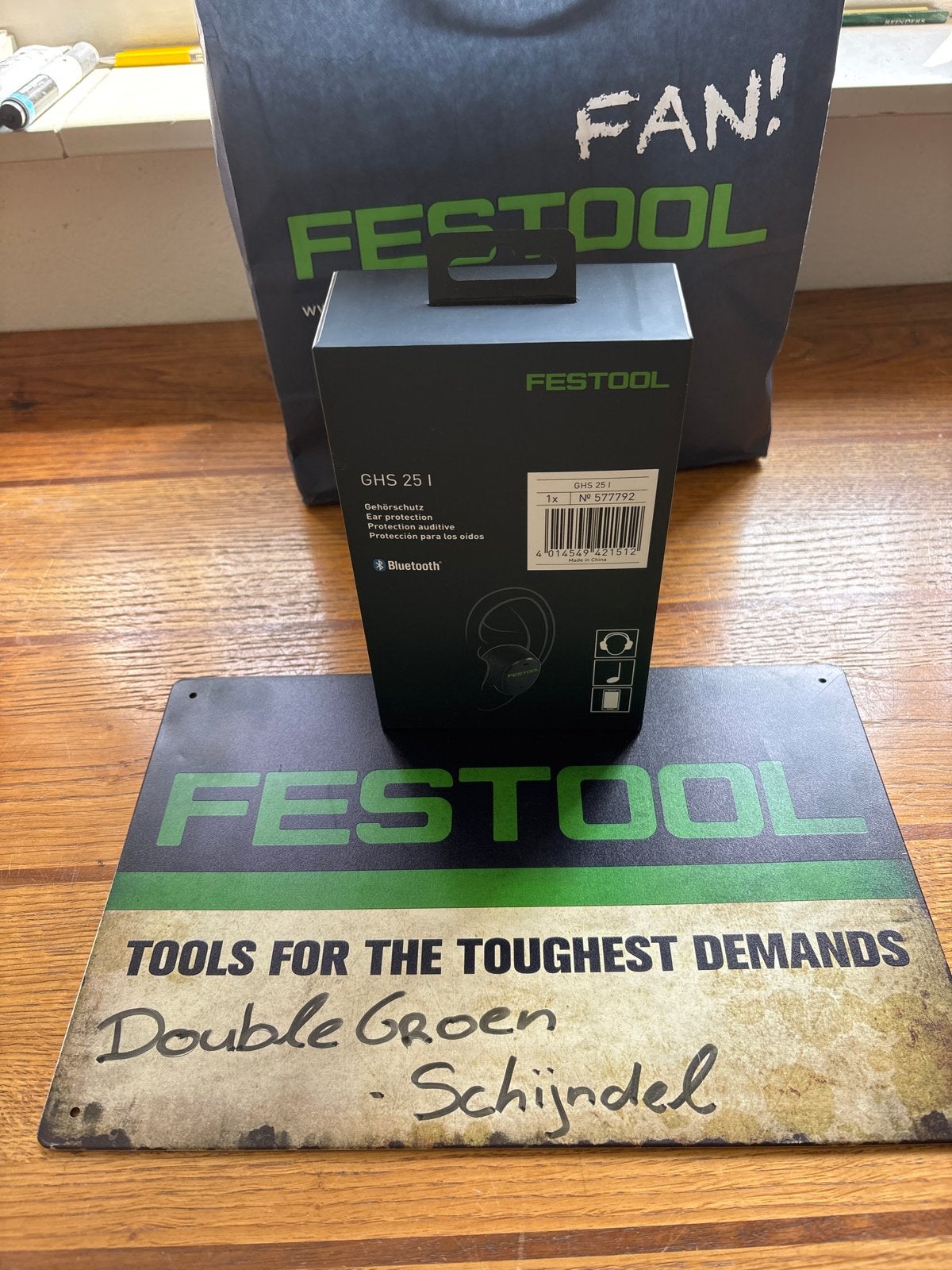 Festool GHS 25 I Gehoorbescherming met Bluetooth, In-ear, Bluetooth, Nieuw, Zwart