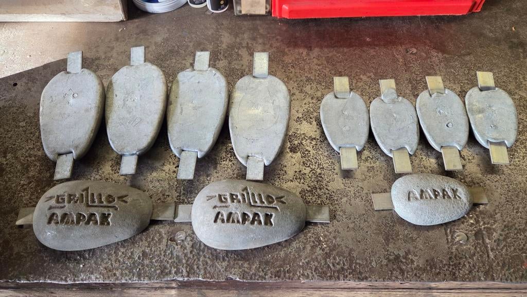 Zink anodes 1kg en 3kg voor bescherming bij brak/zout water., Ophalen of Verzenden, Nieuw, Onderhoud en Reparatie