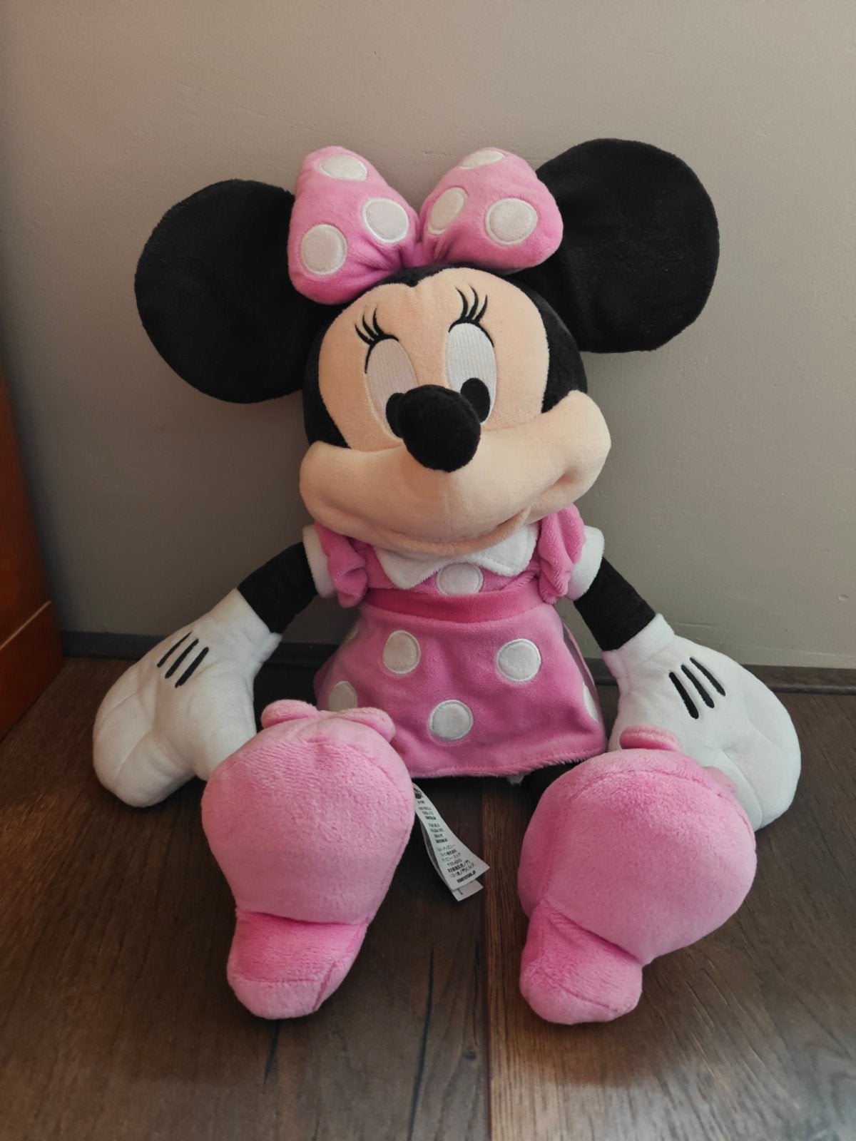 Originele Disney knuffel Minnie Mouse, Ophalen of Verzenden, Mickey Mouse, Zo goed als nieuw, Knuffel
