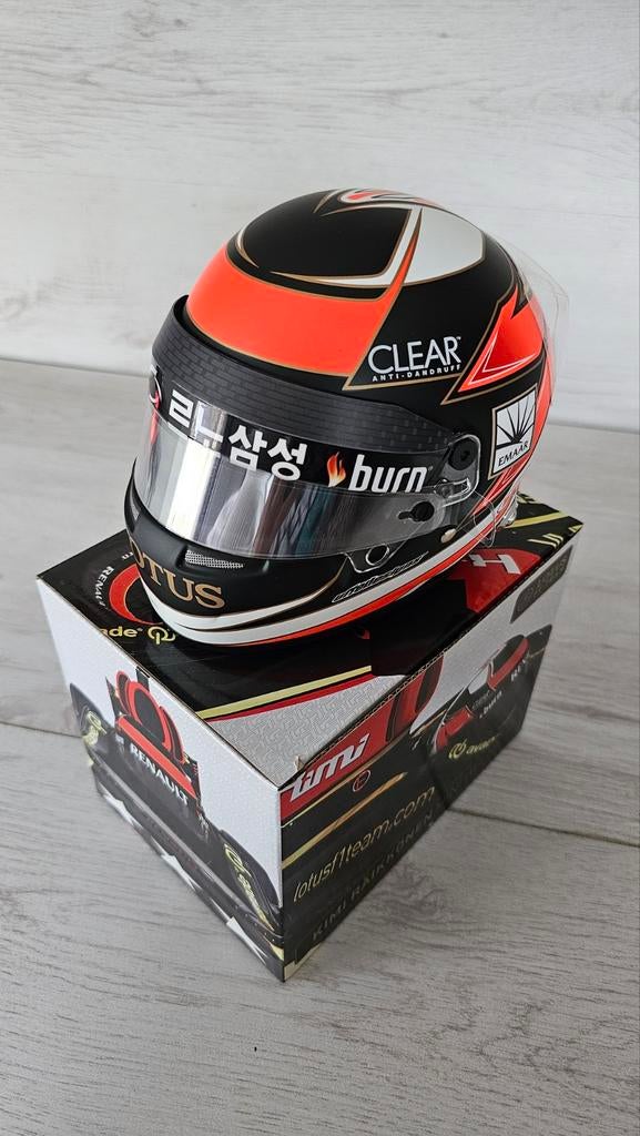 Kimi Raikkonen Lotus 2013 Korean GP helm 1/2, Verzamelen, Automerken, Motoren en Formule 1, Nieuw, Formule 1, Ophalen of Verzenden