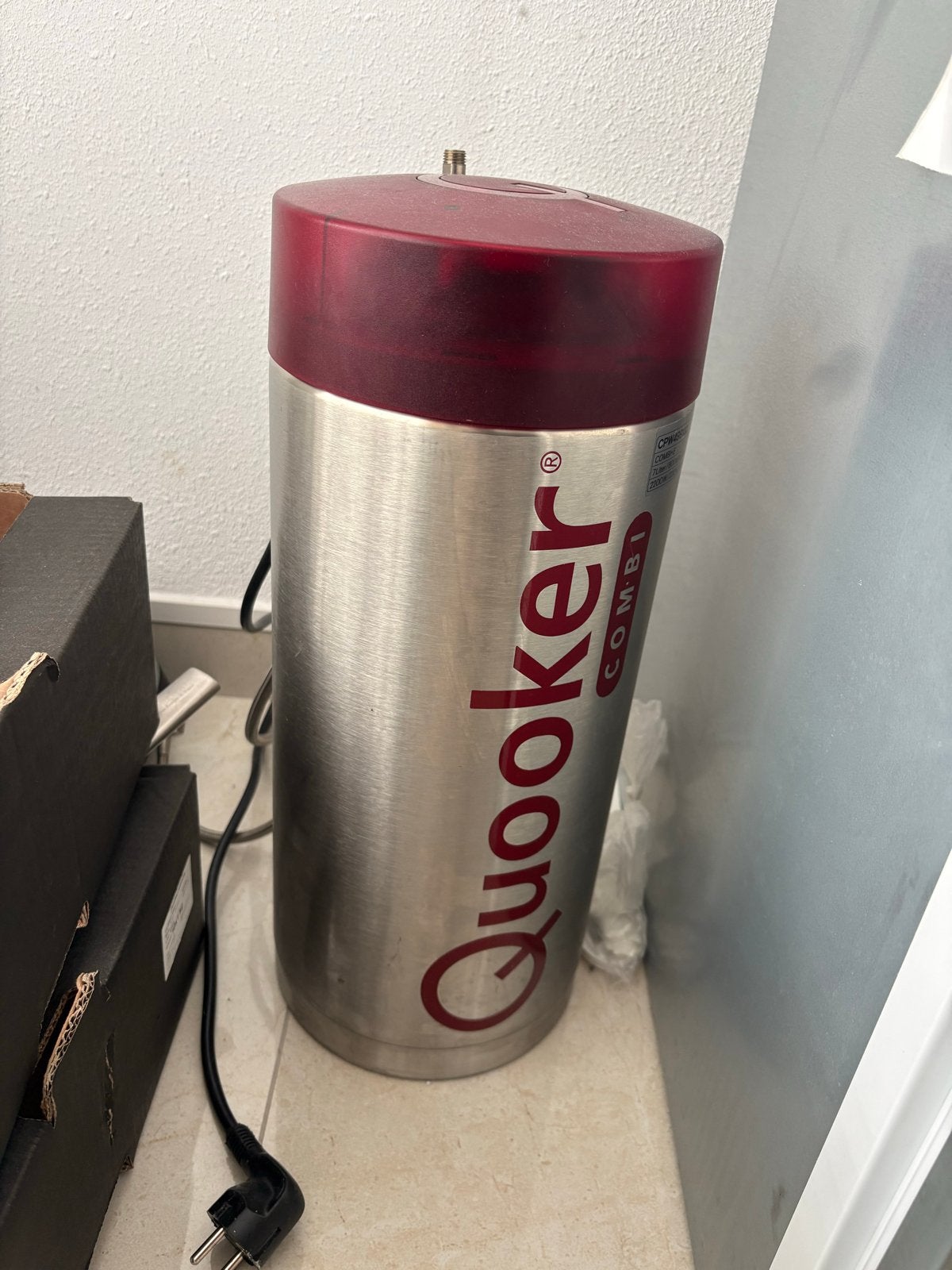 Quooker Combi + Boiler/reservoir, 2 liter of meer, Ophalen of Verzenden, Gebruikt, Rvs