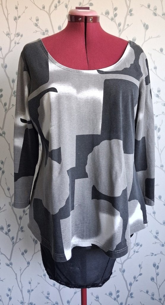 RIMINI 100 % Katoenen Top/ Shirt maat 4 = 44/46, Overige kleuren, Maat 46/48 (XL) of groter, Ophalen of Verzenden, Zo goed als nieuw