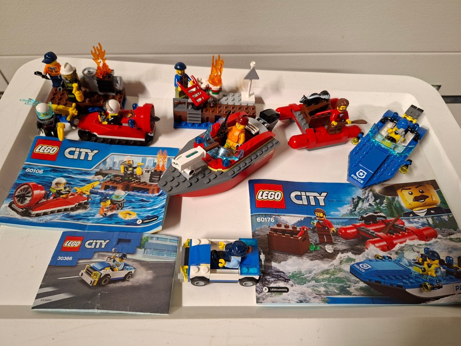 lego 4 sets actie combinatie, Compleet, Lego, Ophalen of Verzenden, Complete set
