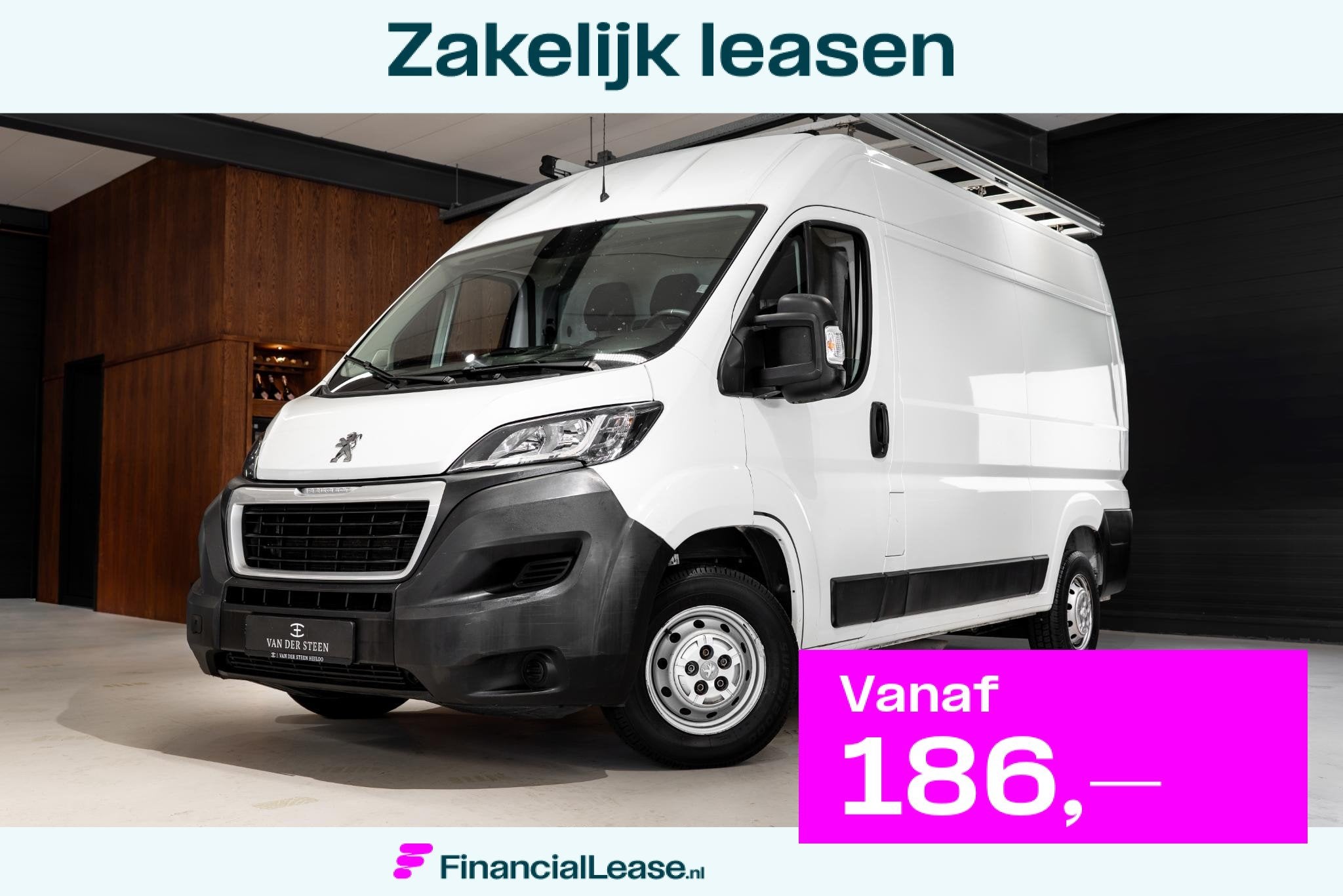 Peugeot Boxer 333 2.2 BlueHDi 140 L2H2 Asphalt Airco, Voorwielaandrijving, Stof, Gebruikt, 4 cilinders