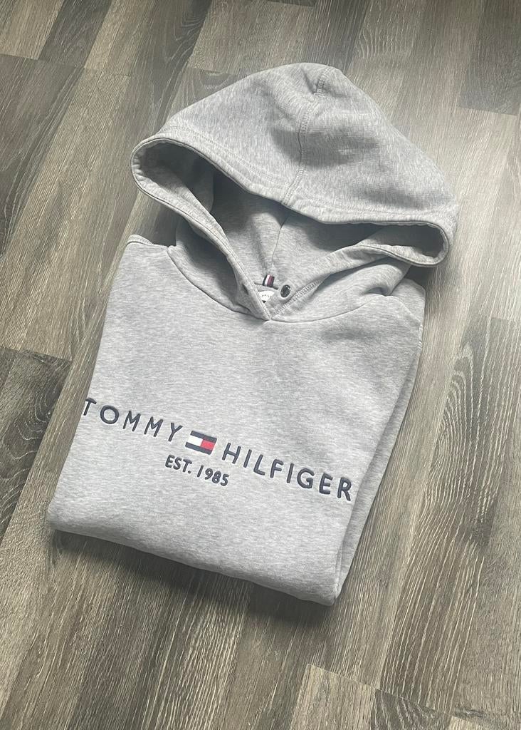 Tommy Hilfiger hoodie maat S, Kleding | Dames, Ophalen of Verzenden, Zo goed als nieuw, Maat 36 (S), Grijs