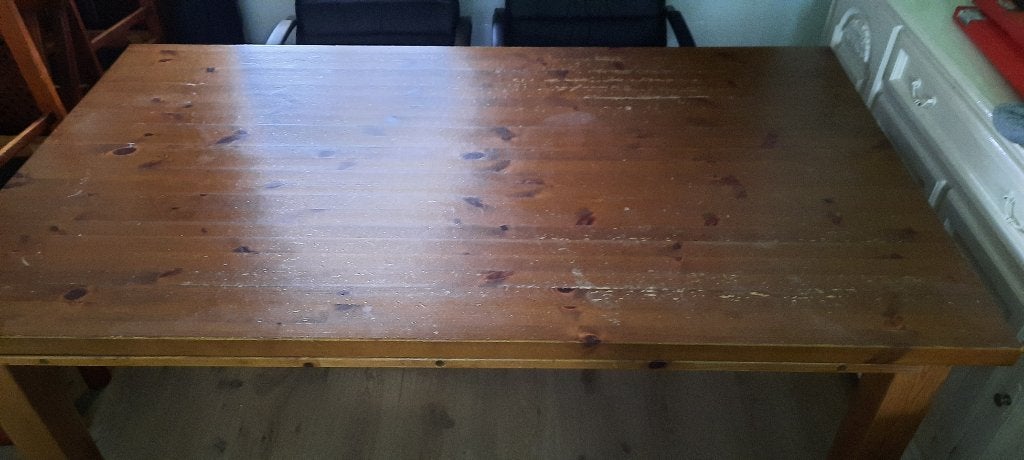 Eetkamer tafel, Ophalen, Gebruikt, 50 tot 100 cm, 150 tot 200 cm