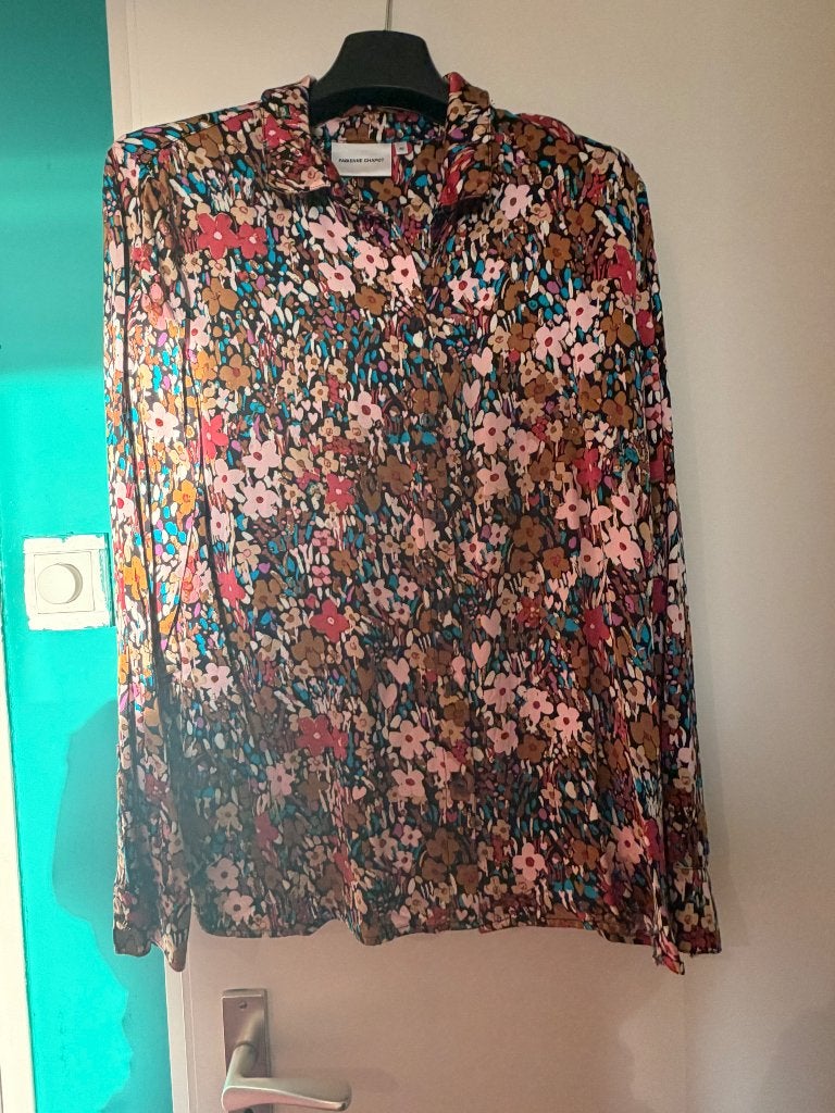 Fabienne Chapot blouse, Maat 38/40 (M), Meerkleurig, Ophalen of Verzenden, Zo goed als nieuw
