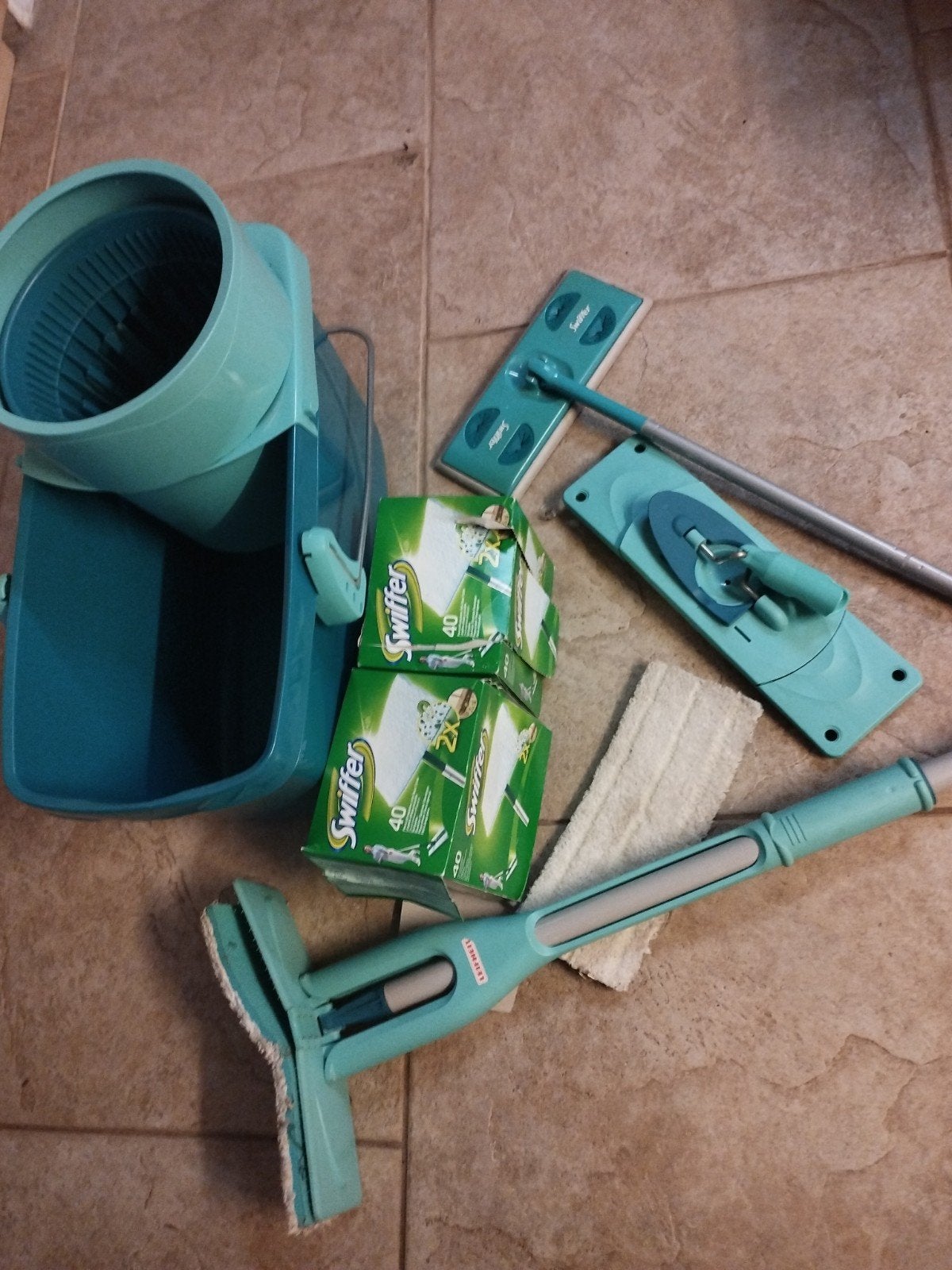 Swiffer en Leifheit schoonmaakspullen met doekjes, Ophalen, Overige typen
