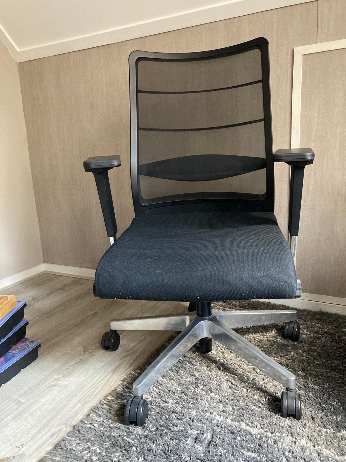 Interstuhl bureaustoel - Ergonomisch en comfortabel, Huis en Inrichting, Ophalen, Gebruikt, Zwart, Bureaustoel