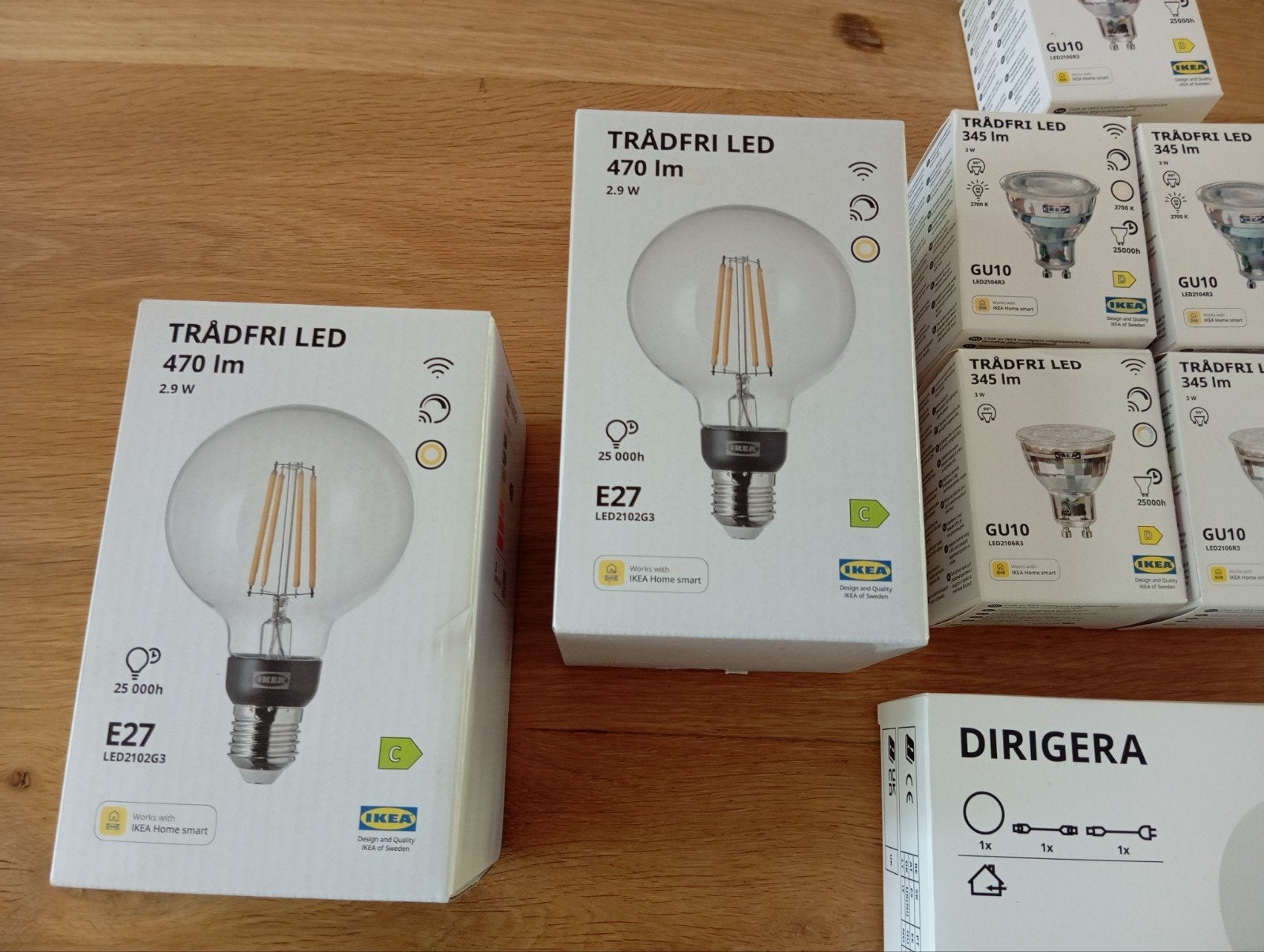 IKEA TRÅDFRI Smart Verlichtingssysteem met Lampen, Wit, Kunststof, Verzenden, Zo goed als nieuw