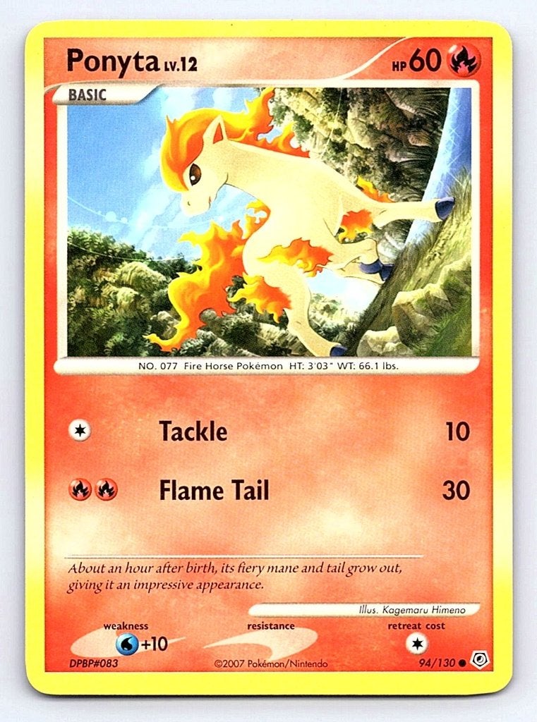 Ponyta DP 94 non holo, Ophalen of Verzenden, Gebruikt, Losse kaart