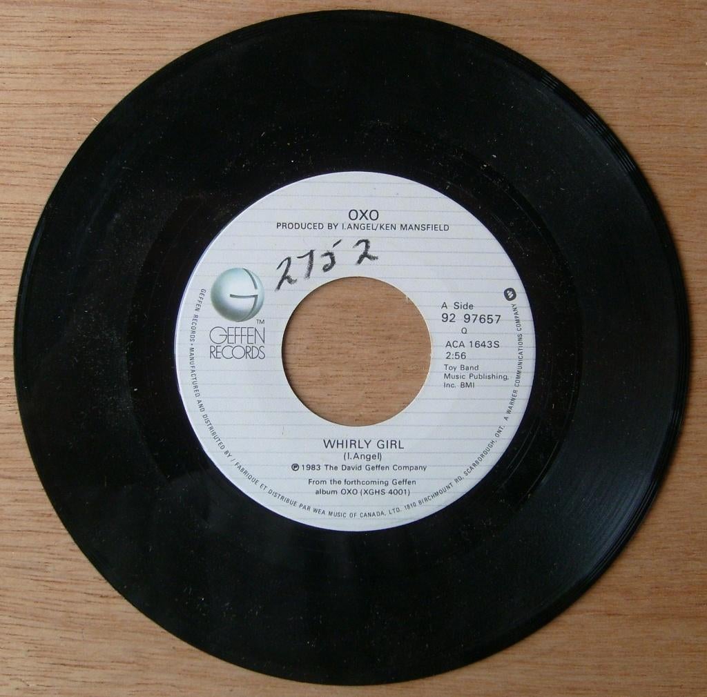 oxo - whirly girl, Cd's en Dvd's, Vinyl Singles, Gebruikt, Single, Pop, 7 inch, Ophalen of Verzenden