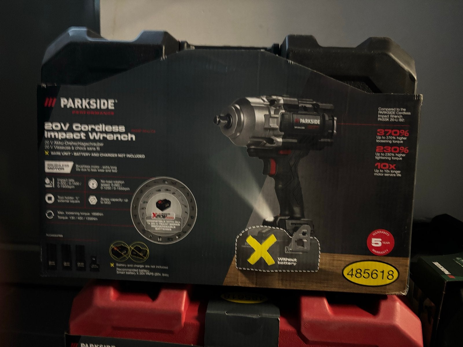 Parkside 20V Accu Slagmoersleutel, Ophalen, Nieuw, Overige typen