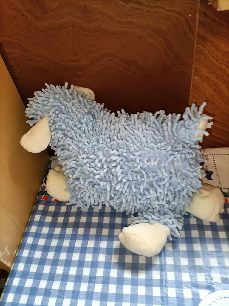 De Waal texel schaap knuffel blauw 31 cm groot, Kinderen en Baby's, Speelgoed | Knuffels en Pluche, Ophalen of Verzenden, Zo goed als nieuw