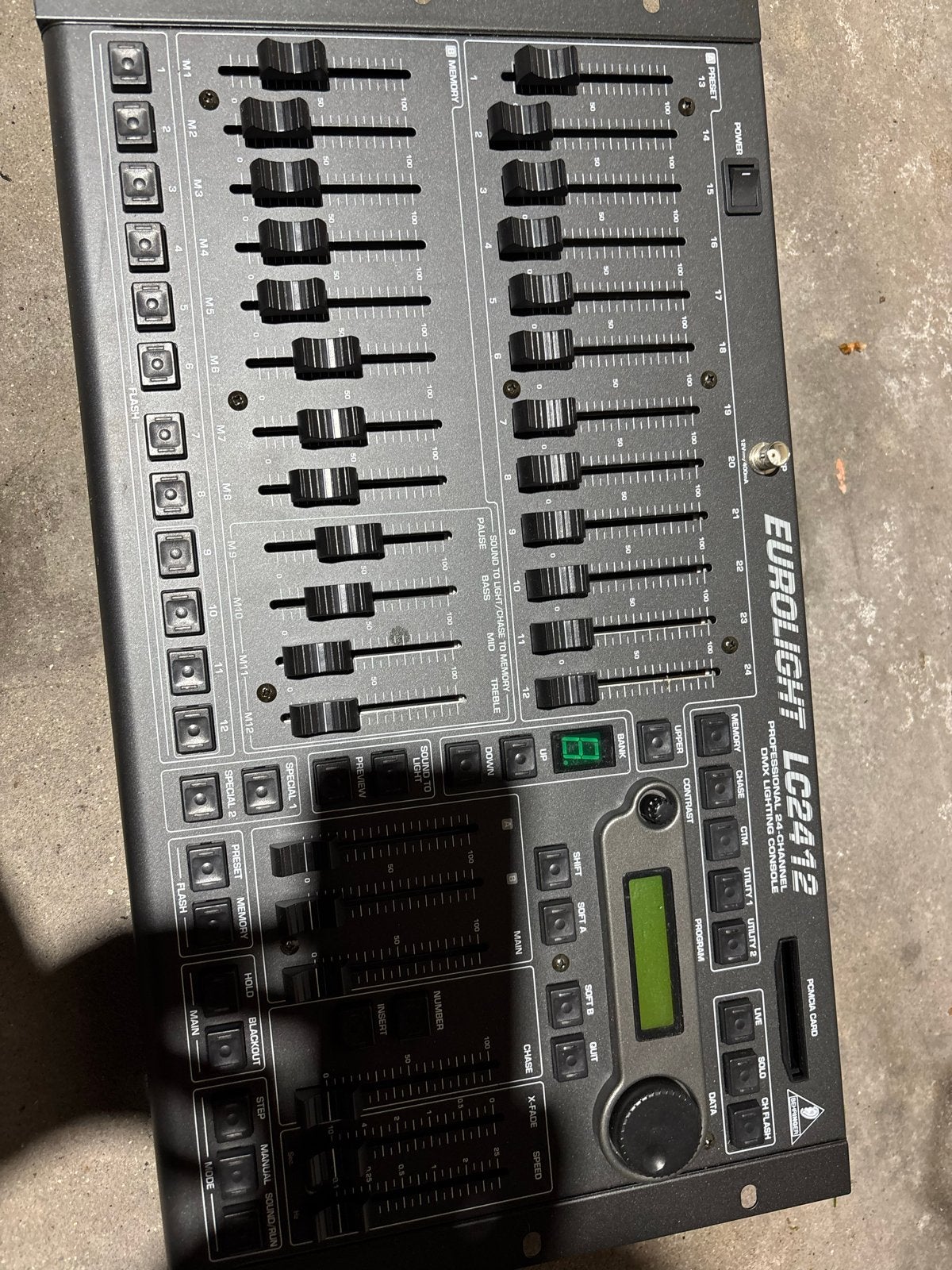 Eurolight LC2412 DMX Controller - Professionele Lichtsturing, Verzenden, Gebruikt, Overige typen