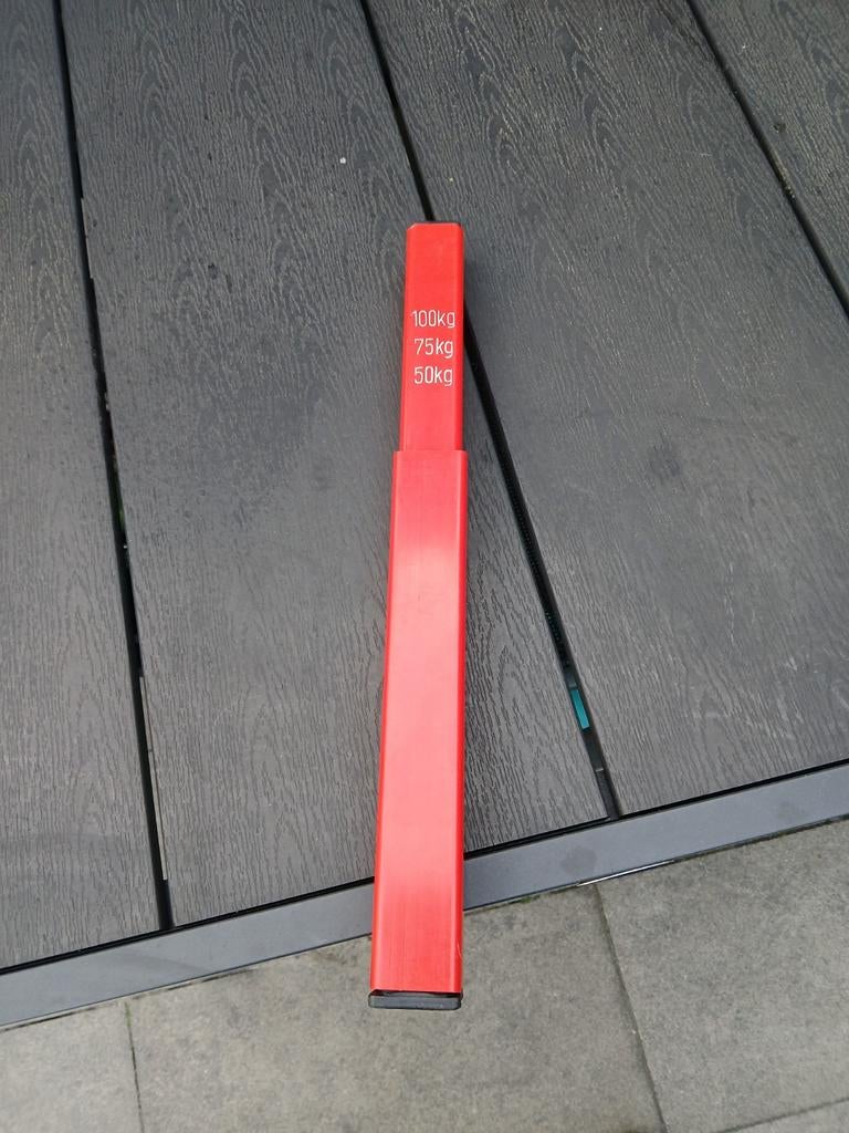 Rode weegschaal tot 100kg, Ophalen of Verzenden
