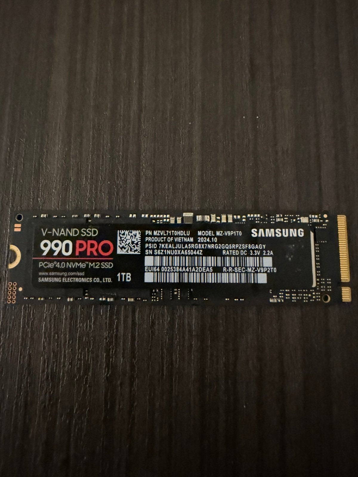 Samsung 990 Pro 1TB, Computers en Software, Harde schijven, Intern, SSD, Ophalen of Verzenden, Zo goed als nieuw