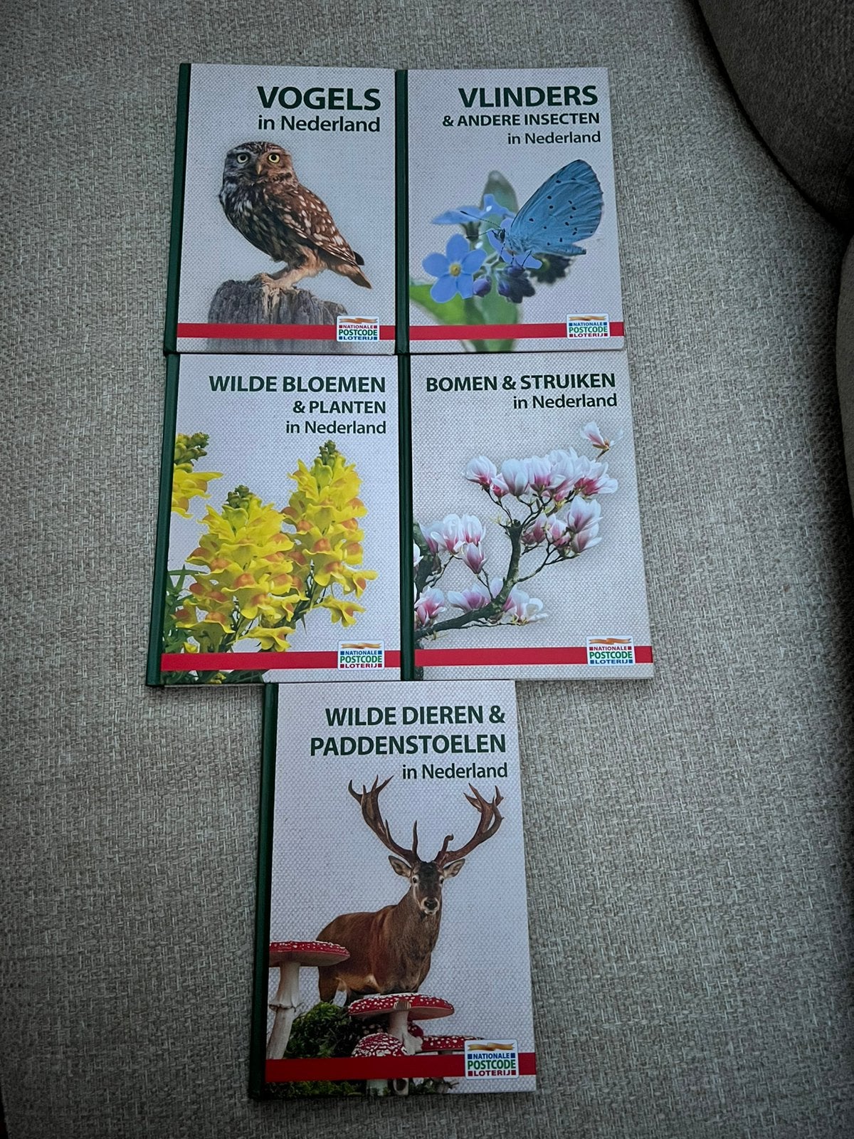 Nationale Postcode Loterij Natuurgidsen 5 delen, Boeken, Ophalen, Nieuw, Bloemen, Planten en Bomen