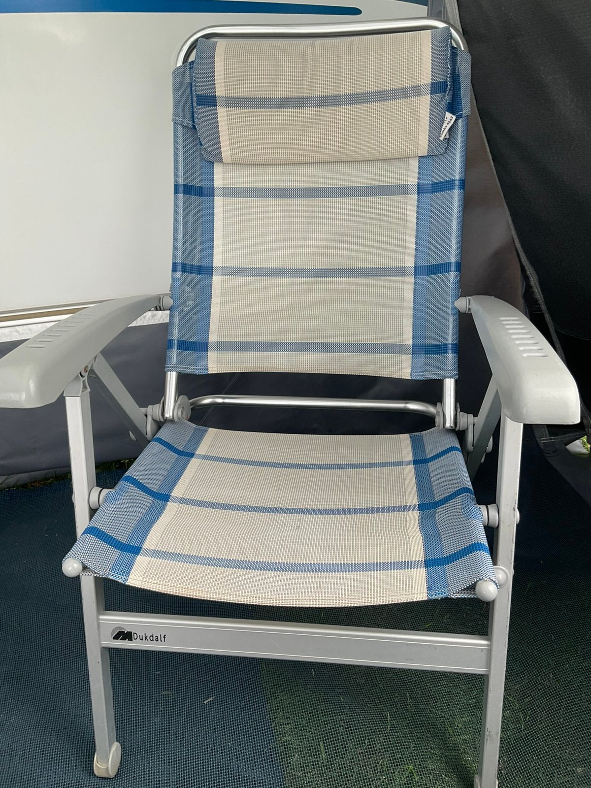 Te koop twee dukdalf stoelen op te halen op Texel, Ophalen, Zo goed als nieuw, Campingstoel