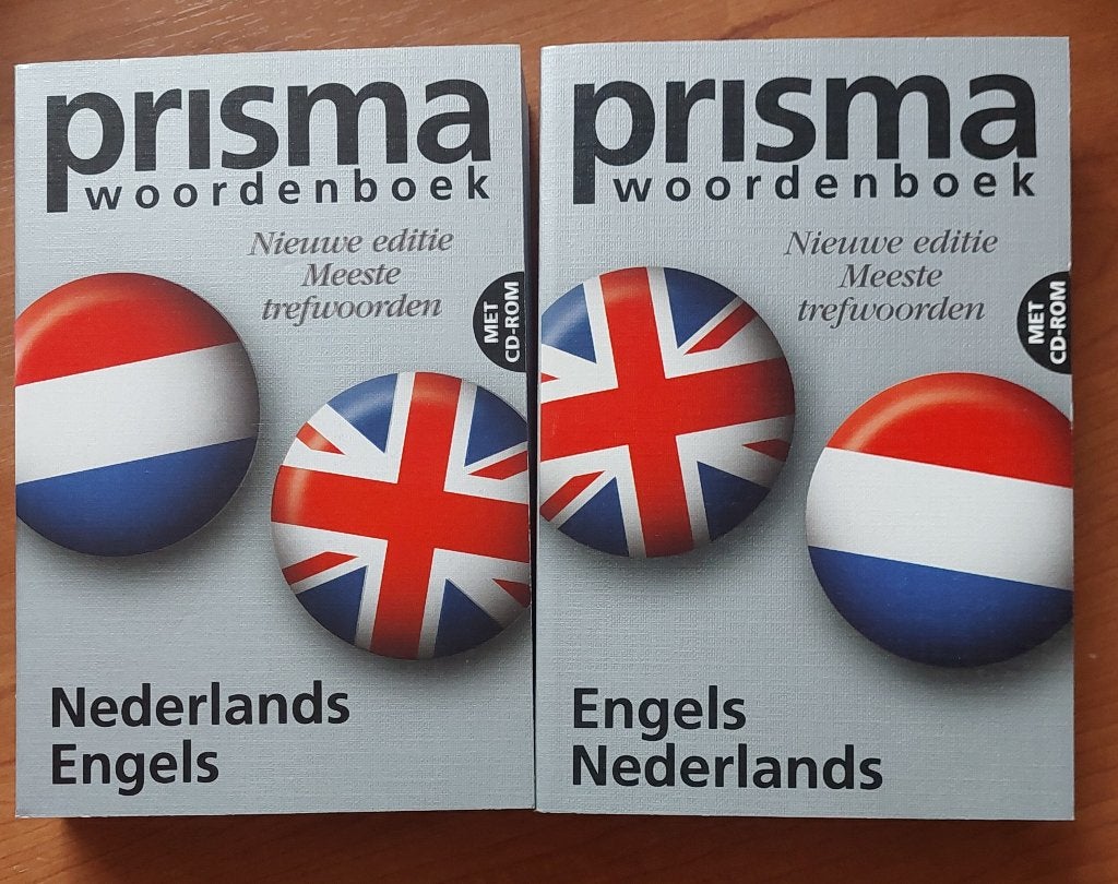 Prisma woordenboek Nederl.-Engels, Engels-Nederl. + CD-rom, Boeken, Prisma of Spectrum, Prisma, Ophalen of Verzenden, Zo goed als nieuw