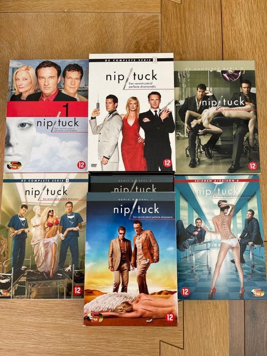 Nip/Tuck Complete Serie 1-6 DVD Boxset, Engels, Nederlands, Overige genres, Ophalen of Verzenden