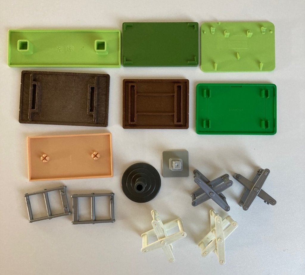 playmobil, stoel, kruk, tafel -blad, gordijn, kast, bloempot, Kinderen en Baby's, Speelgoed | Playmobil, Ophalen of Verzenden