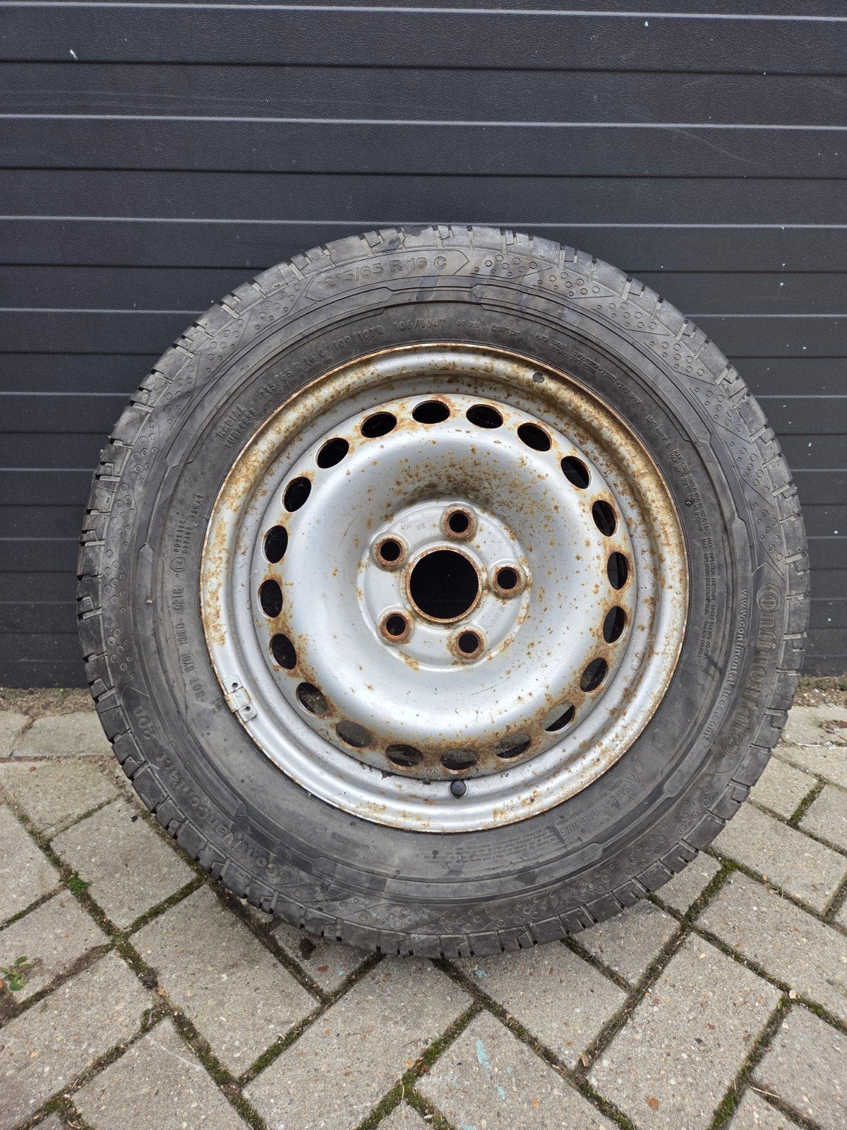 16 inch Volkswagen Transporter reservewiel, Ophalen