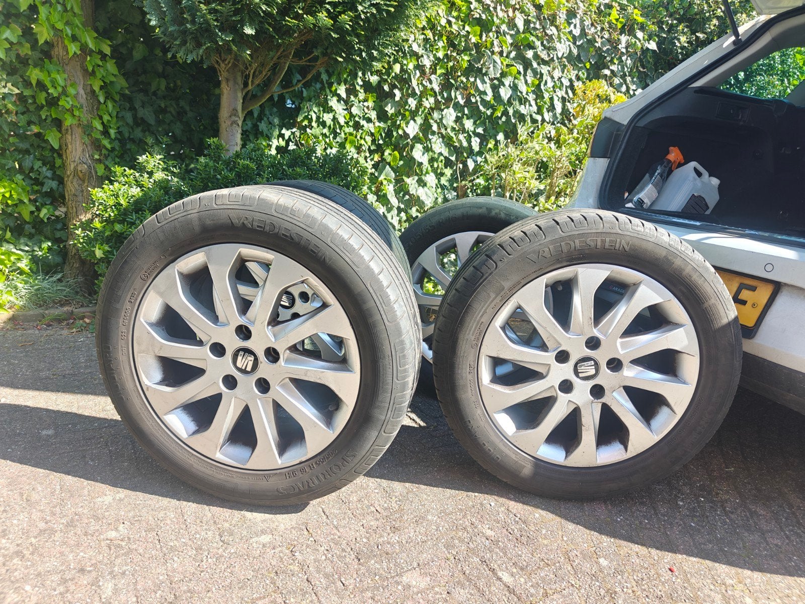 Autobanden met originele SEAT velgen, Auto-onderdelen, Ophalen, Gebruikt, Seat