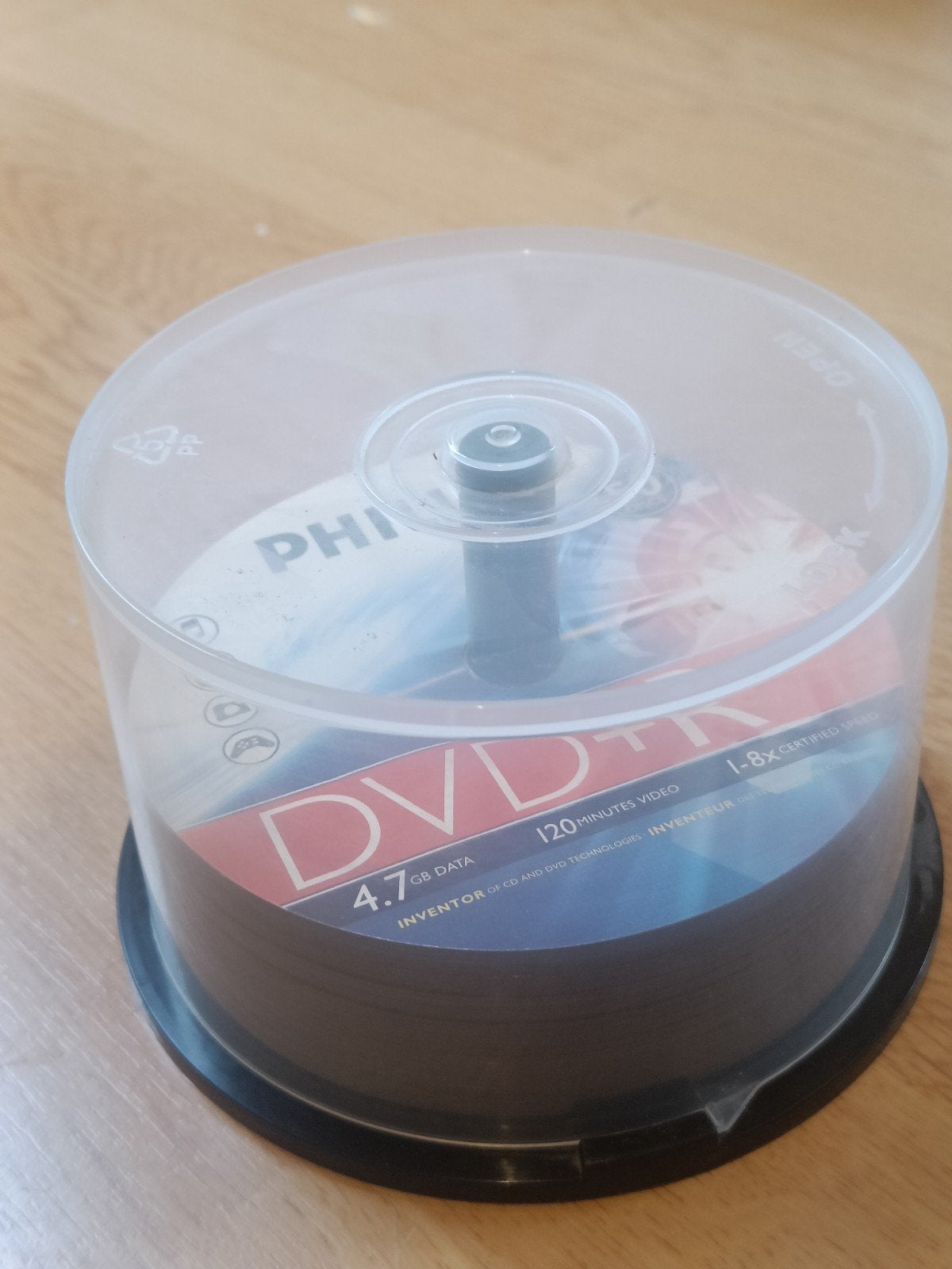 28x Philips DVD+R 4.7GB 1-8x Speed - op spindel, Computers en Software, Nieuw, Ophalen of Verzenden, Dvd, Op spindel
