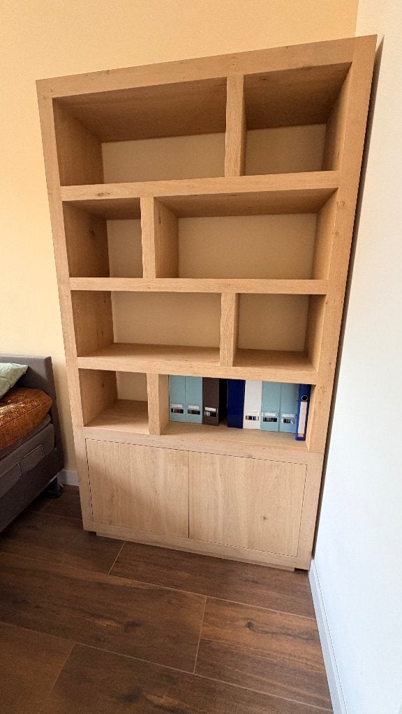 Piet Klerkx wandmeubel en TV kast, Ophalen, Met deur(en), 200 cm of meer, Zo goed als nieuw